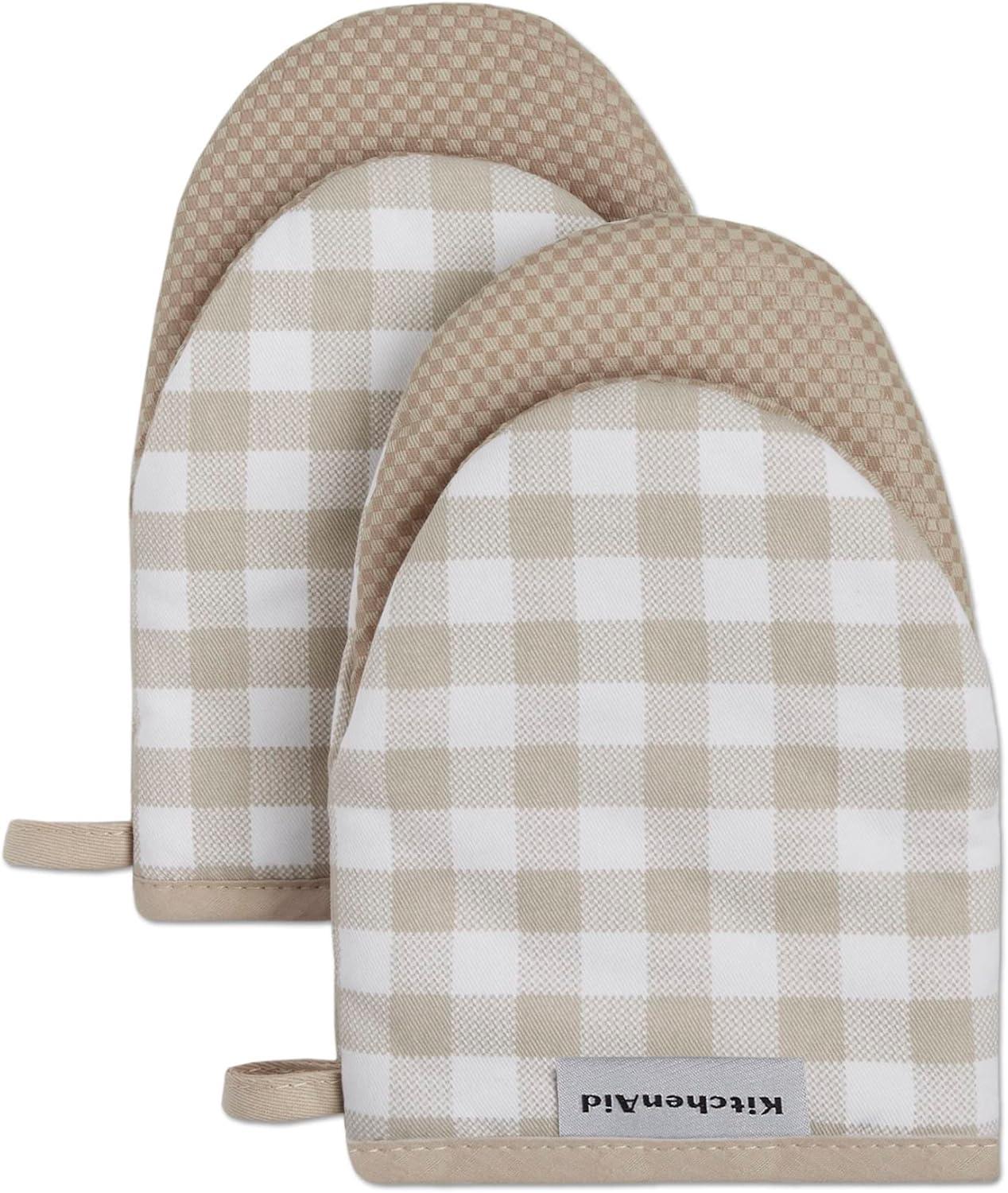 KitchenAid Gingham 2-Piece Oven Mitt