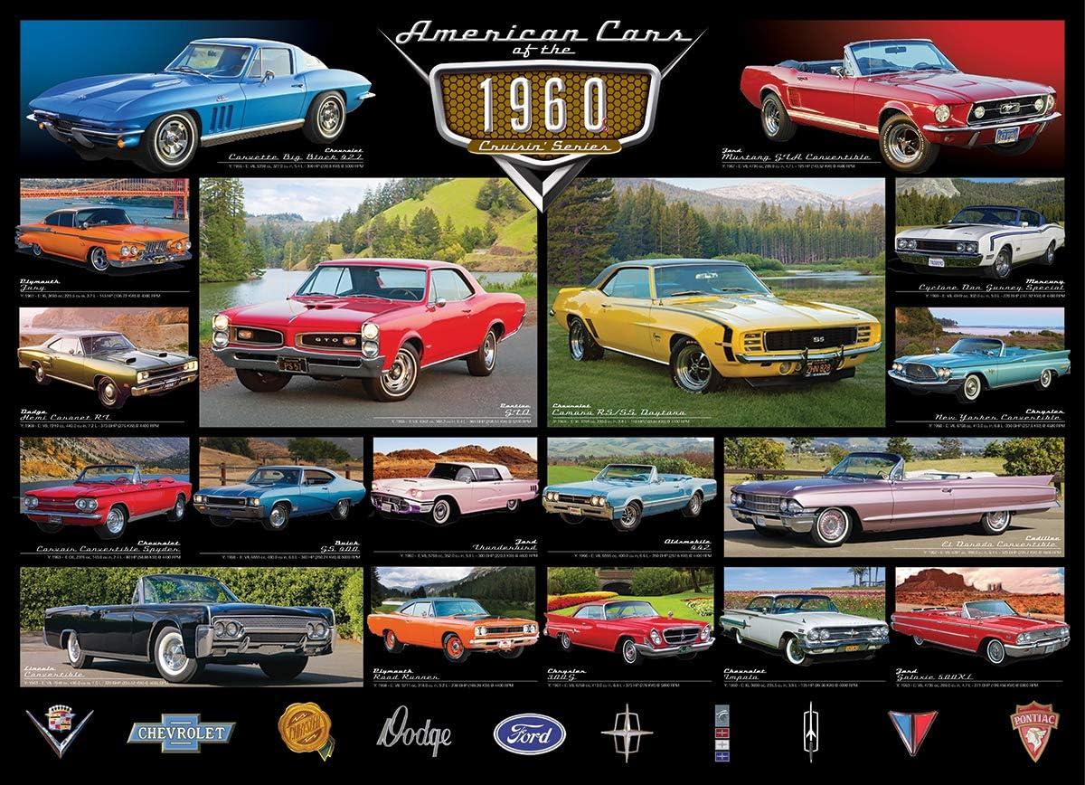 American Cars of the 1960s 1000-Piece Puzzle