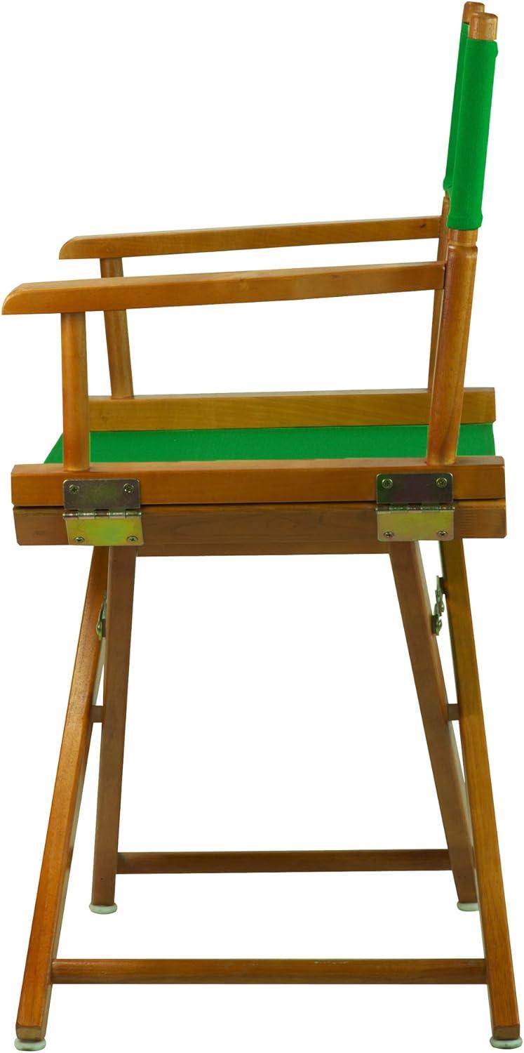 "18" Director's Chair Honey Oak Frame-Green Canvas"