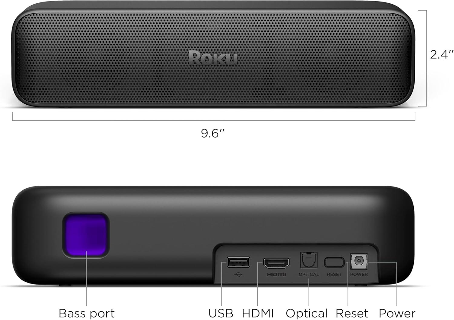 Roku Streambar SE 2-in-1 TV Soundbar with Built-in Streaming, Premium Speakers, & Enhanced Speech Clarity