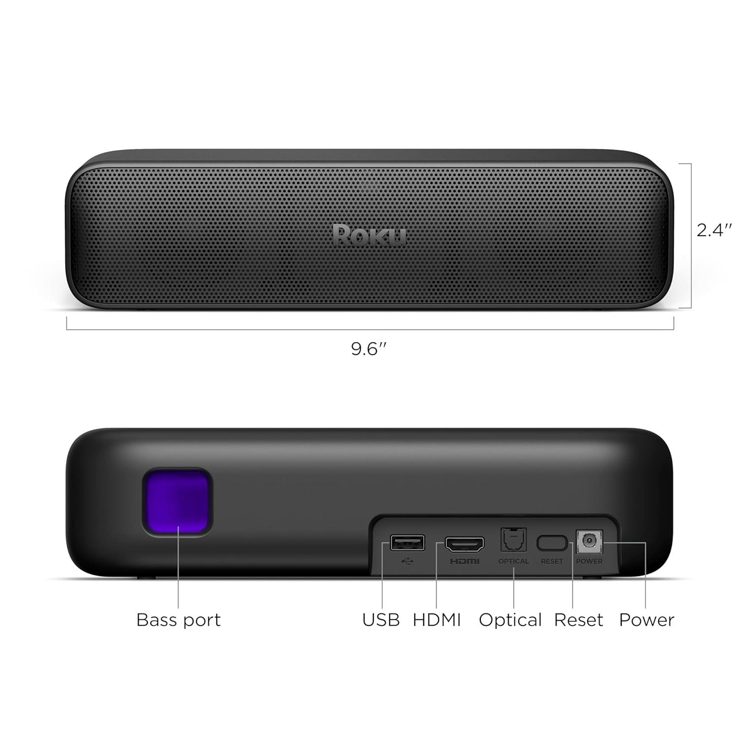 Roku Streambar SE 2-in-1 TV Soundbar with Built-in Streaming, Premium Speakers, & Enhanced Speech Clarity