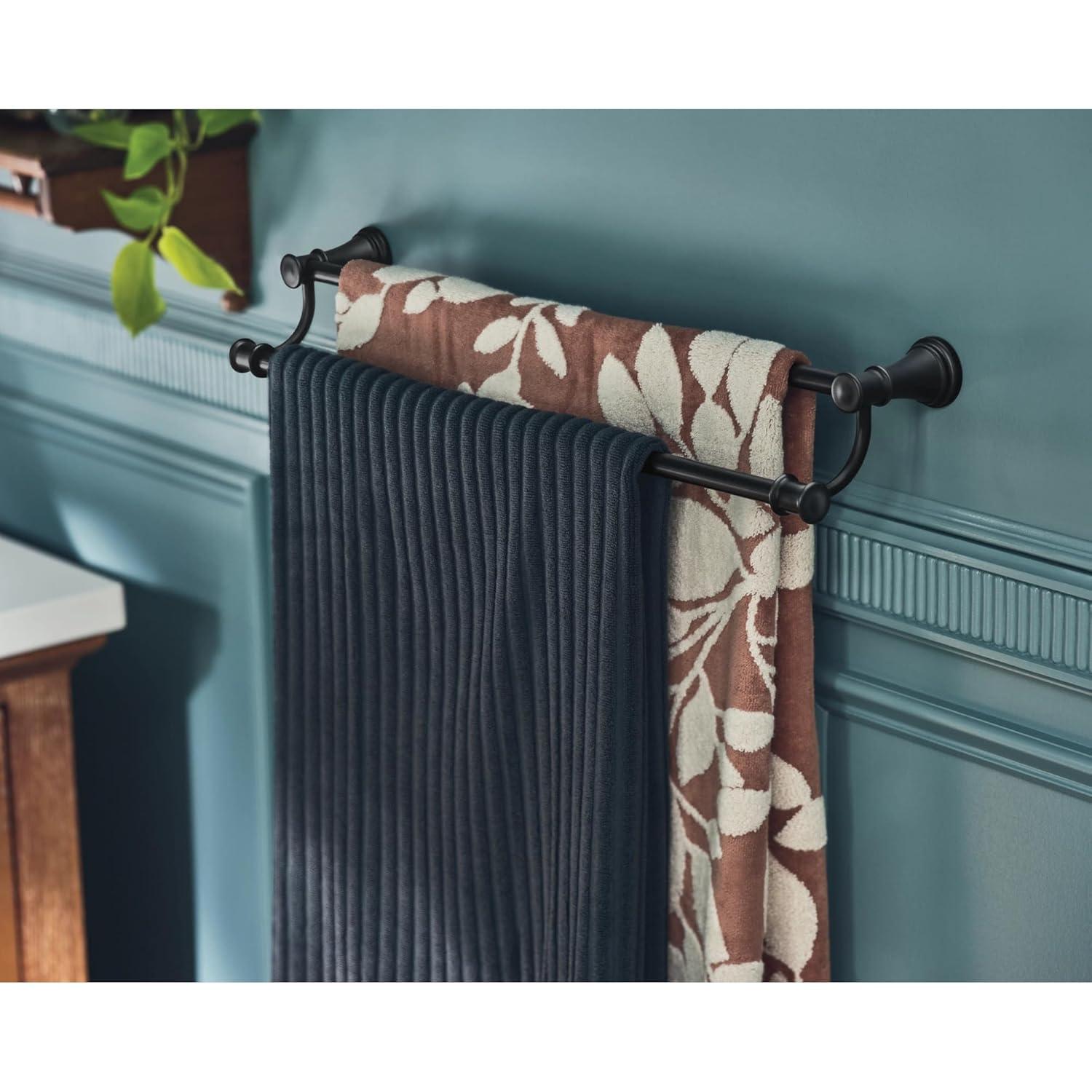 Belfield Bathroom Double 24 Wall Mounted Towel Bar