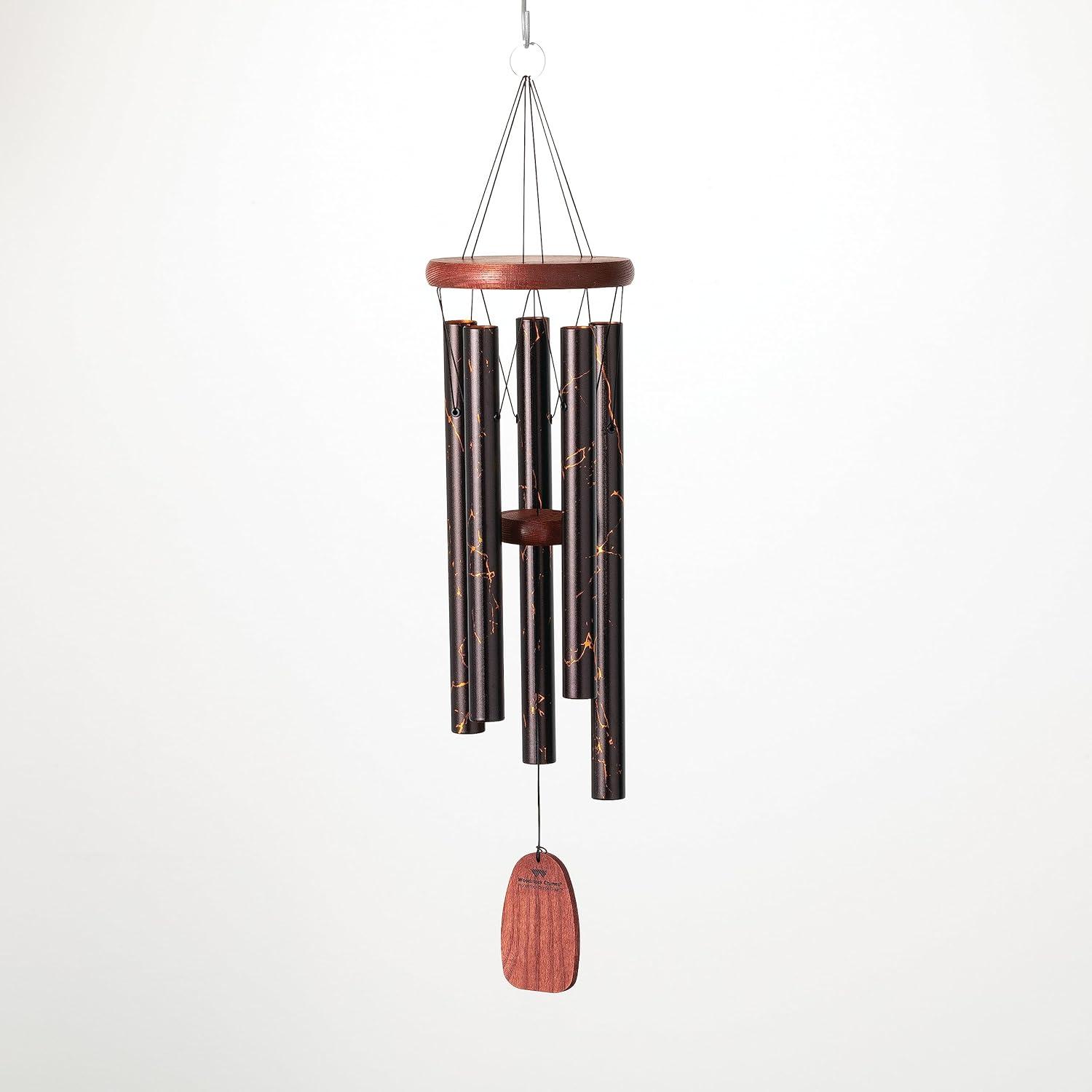 Wood Abstract Wind Chime