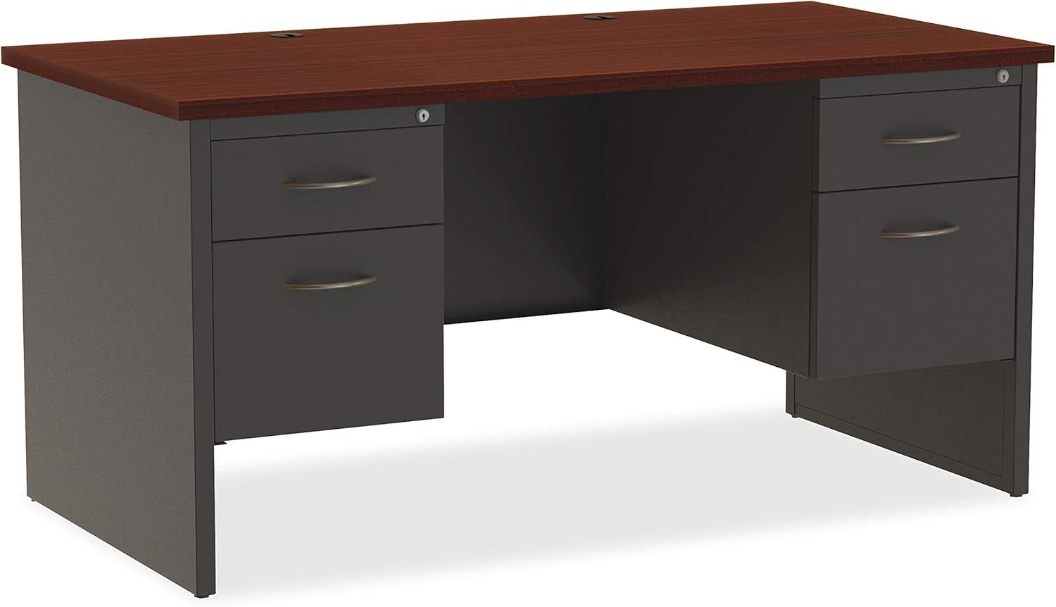 Lorell Fortress Metal Base Executive Desk