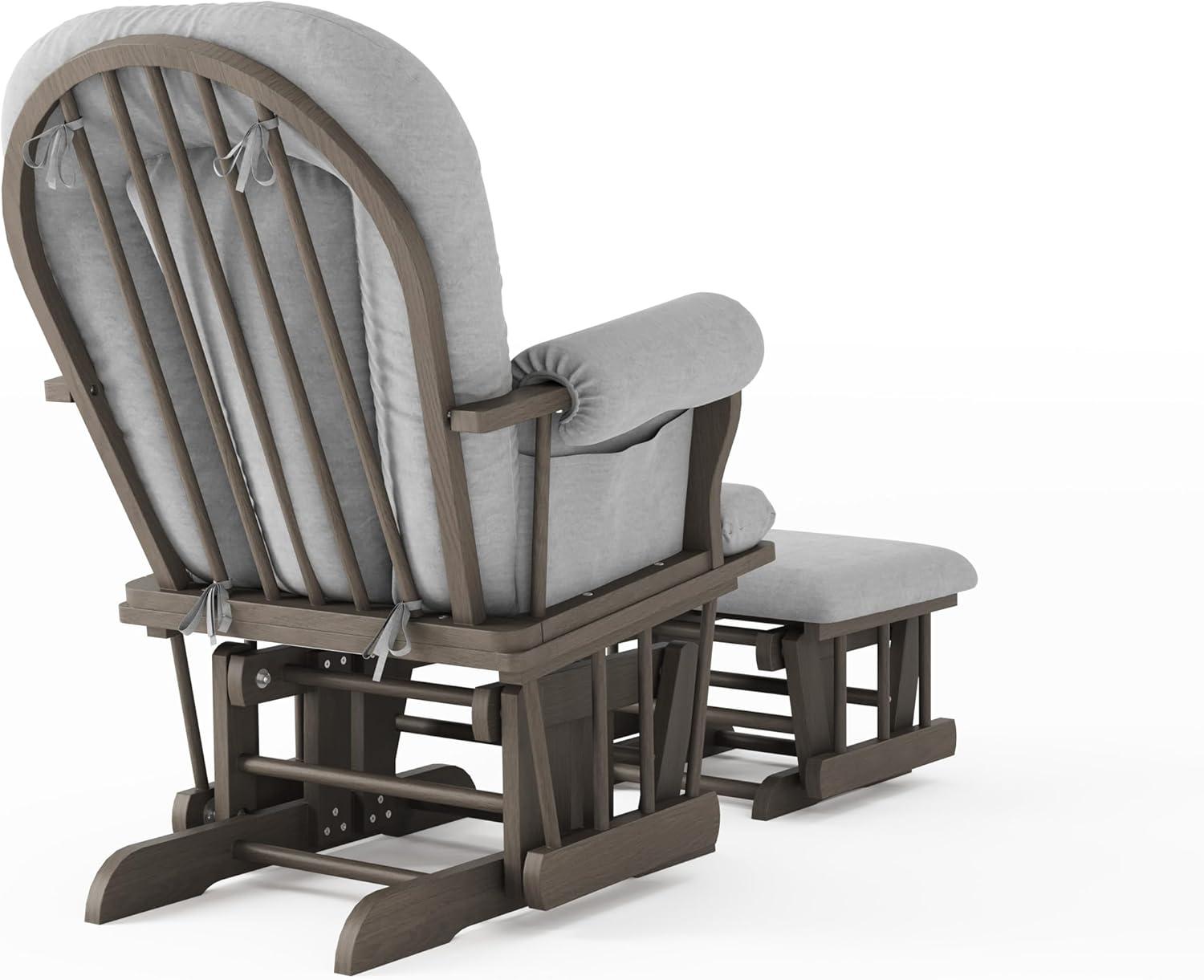 Child Craft Cozy Glider Rocker and Ottoman