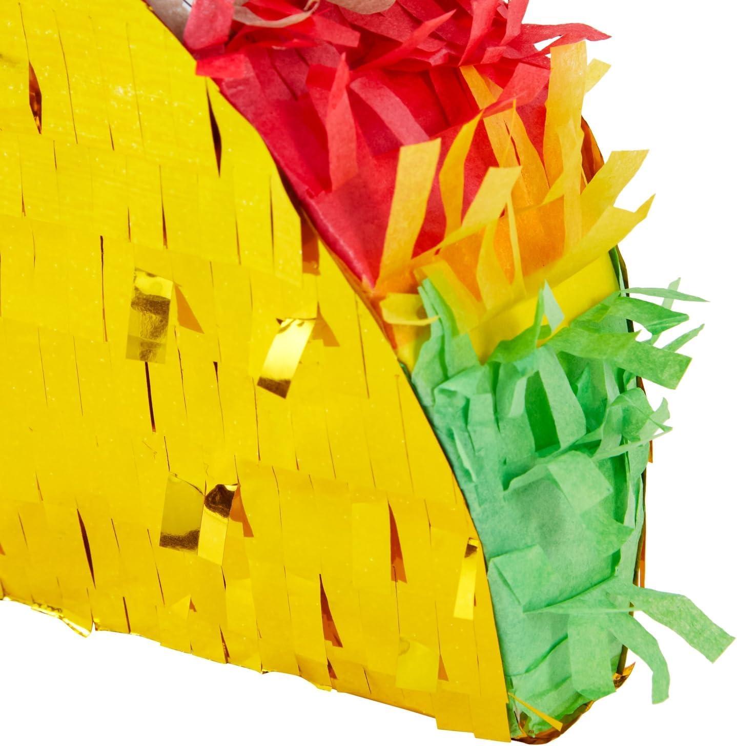 Blue Panda 3-Pack Mini Taco Tuesday Party Decorations Piñatas, Mexican Party Decorations, 6 x 2 x 3.5 In