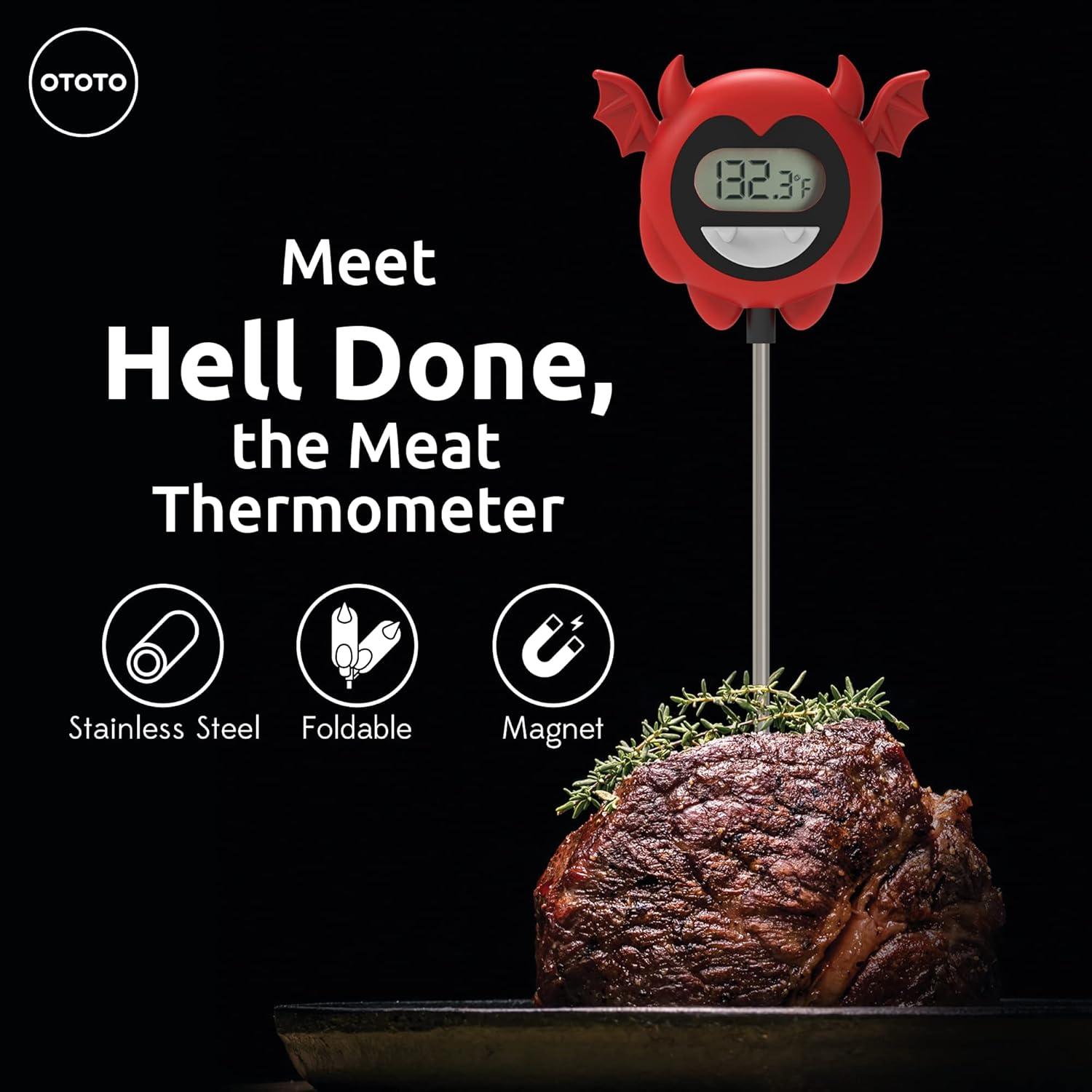 OTOTO Design Hell Done Meat Thermometer