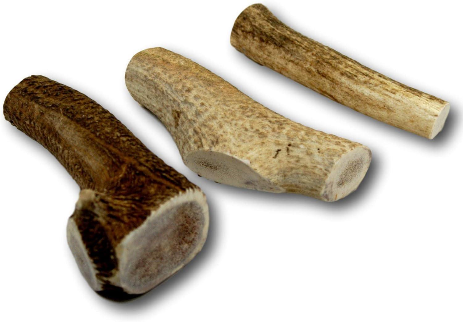 Premium Large Antler - ONE Pound (+/- an Ounce) Variety Pack - Top Dog Chews
