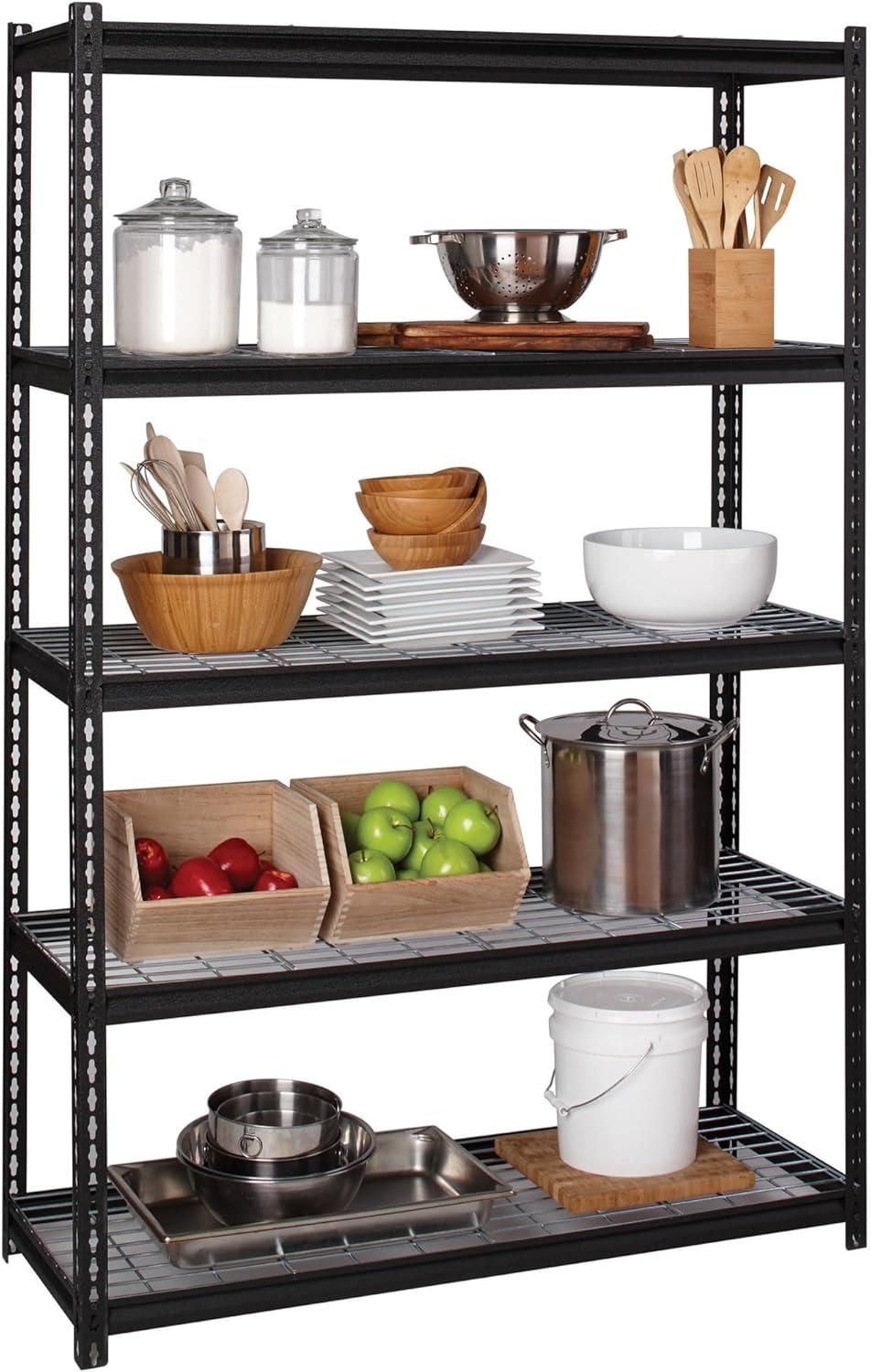 Steel Height -Adjustable Shelving Unit