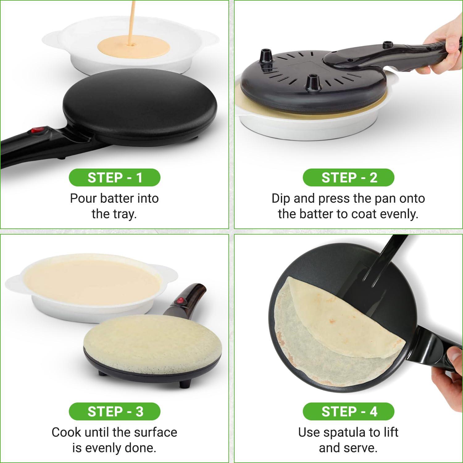 NutriChef NutriChef Non Stick Crepe Maker