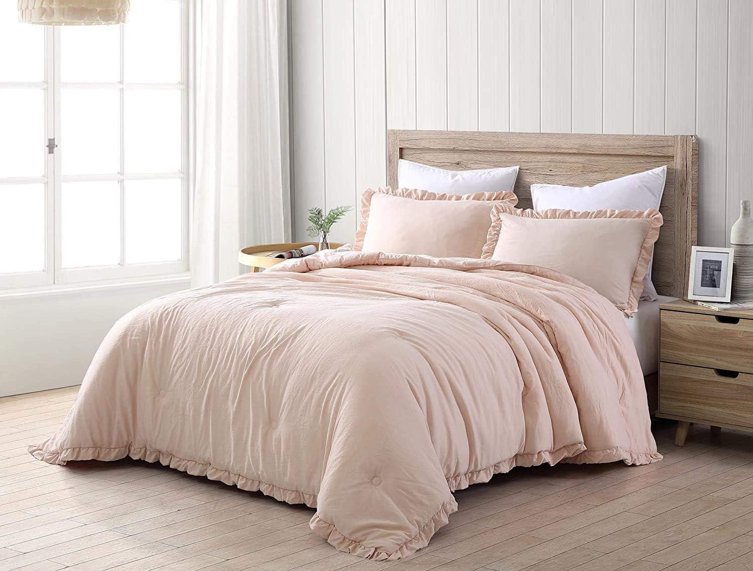 Nora Ruffled Microfiber Comforter Set