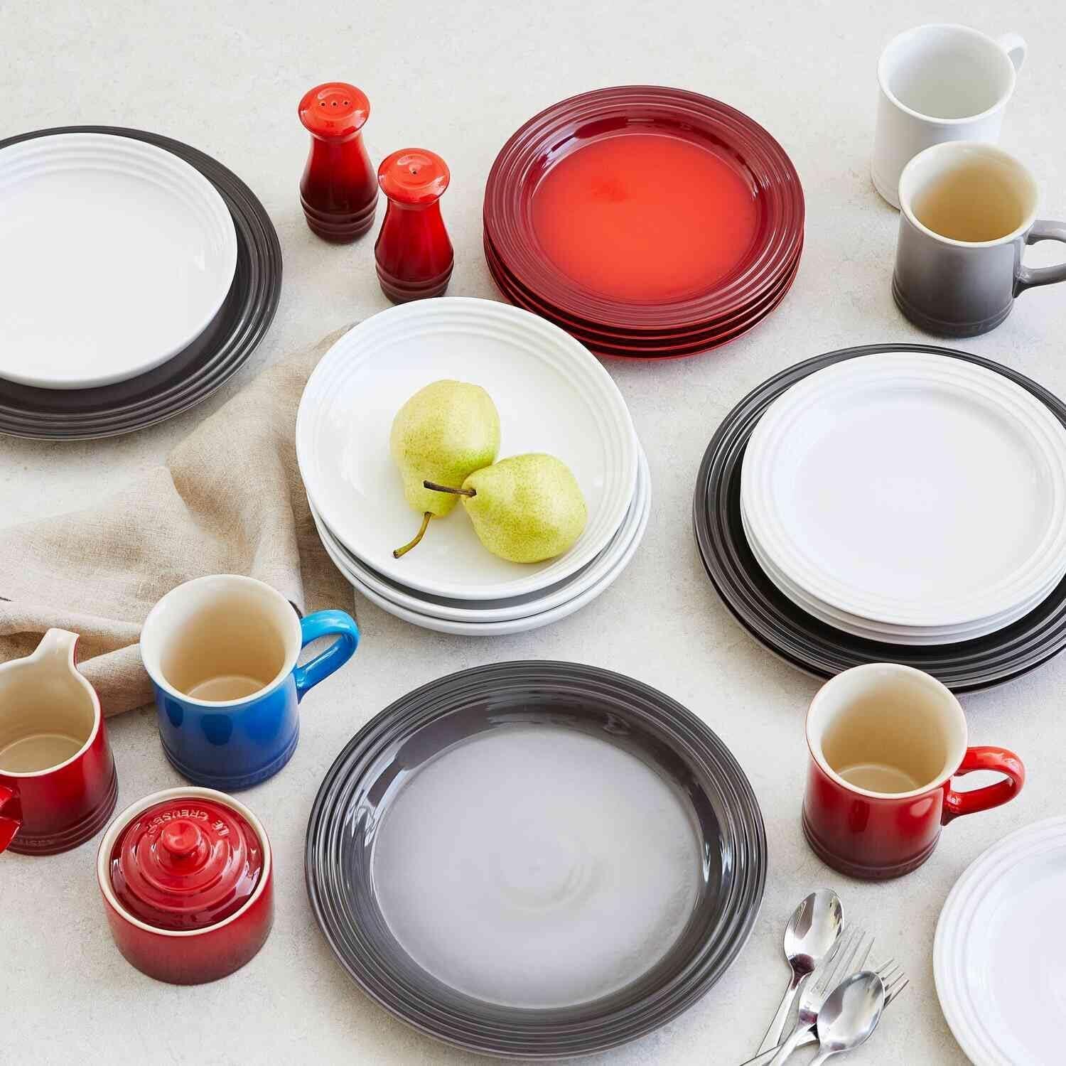 Le Creuset ® 14-oz. Oyster Grey Mugs, Set of 4