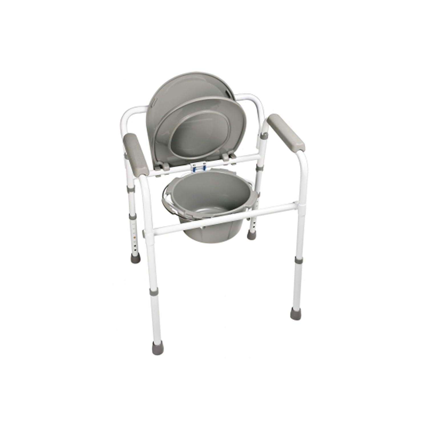 Graham-Field 7108R-1 Commode Folding Steel, Retail