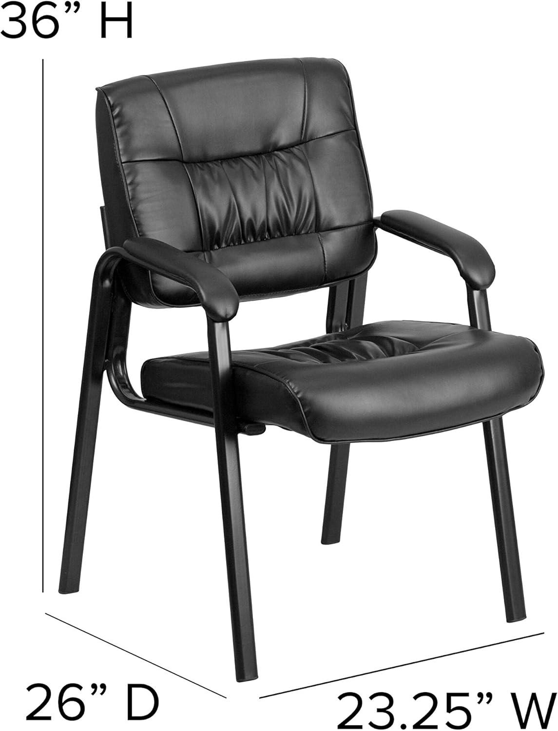 Flash Furniture 24" Wide Leather Blend Reception Chair