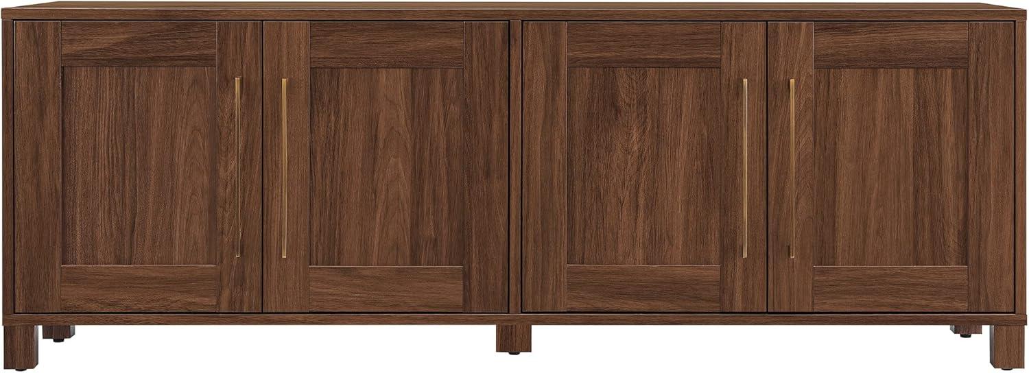 Evelyn&Zoe Chabot Rectangular TV Stand for TV's up to 75", Walnut