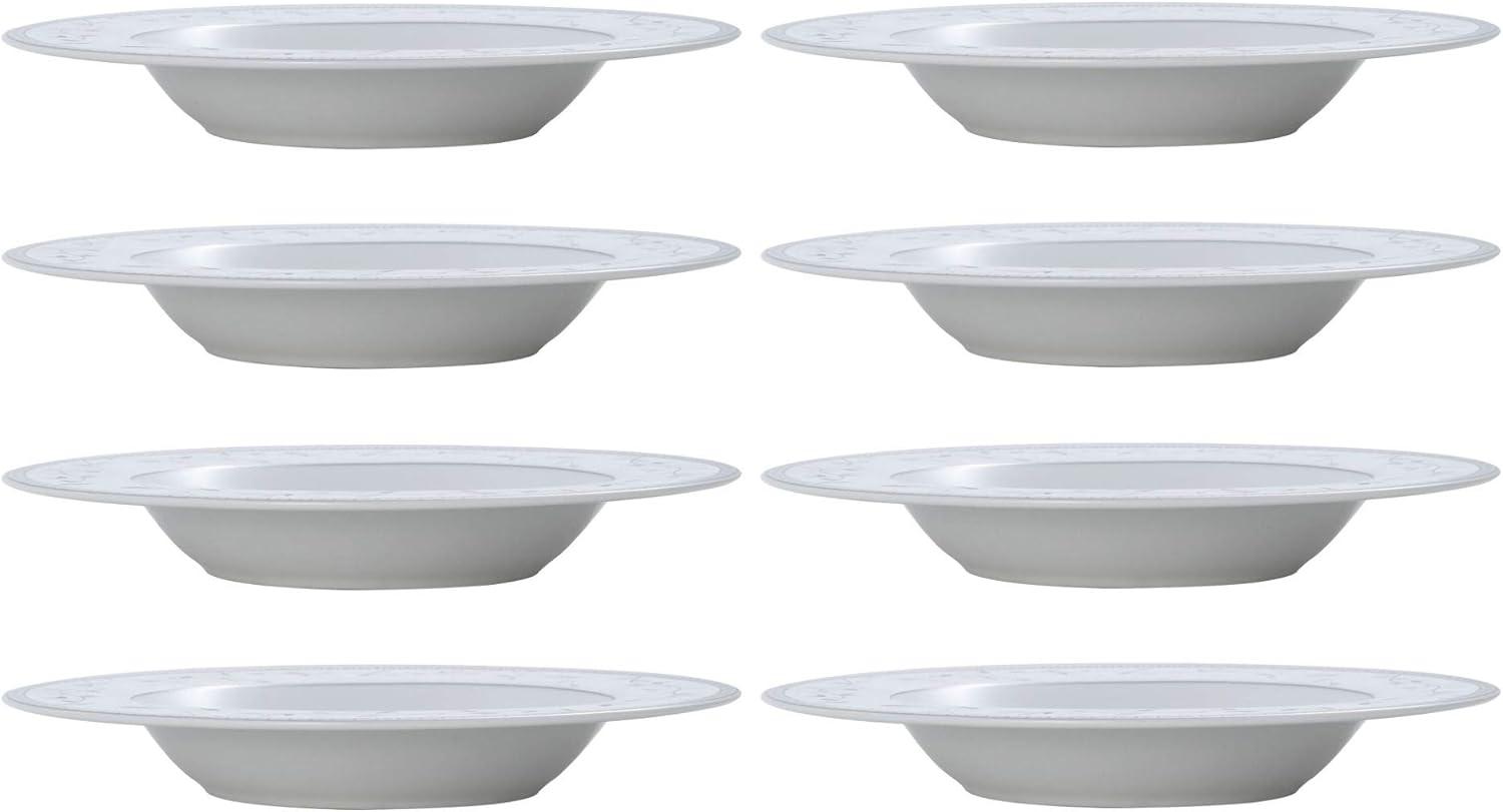 Fitz and Floyd Fitz and Floyd Platinum Vine 32-Piece Porcelain Dinnerware Set, Service for 8
