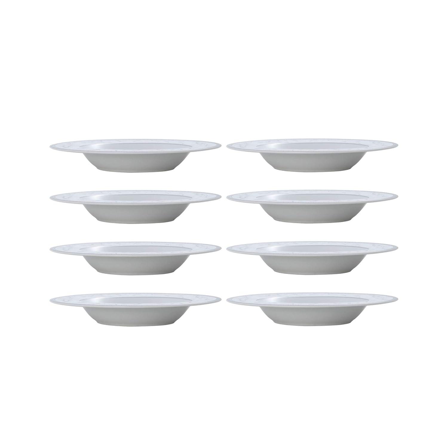 Fitz and Floyd Fitz and Floyd Platinum Vine 32-Piece Porcelain Dinnerware Set, Service for 8