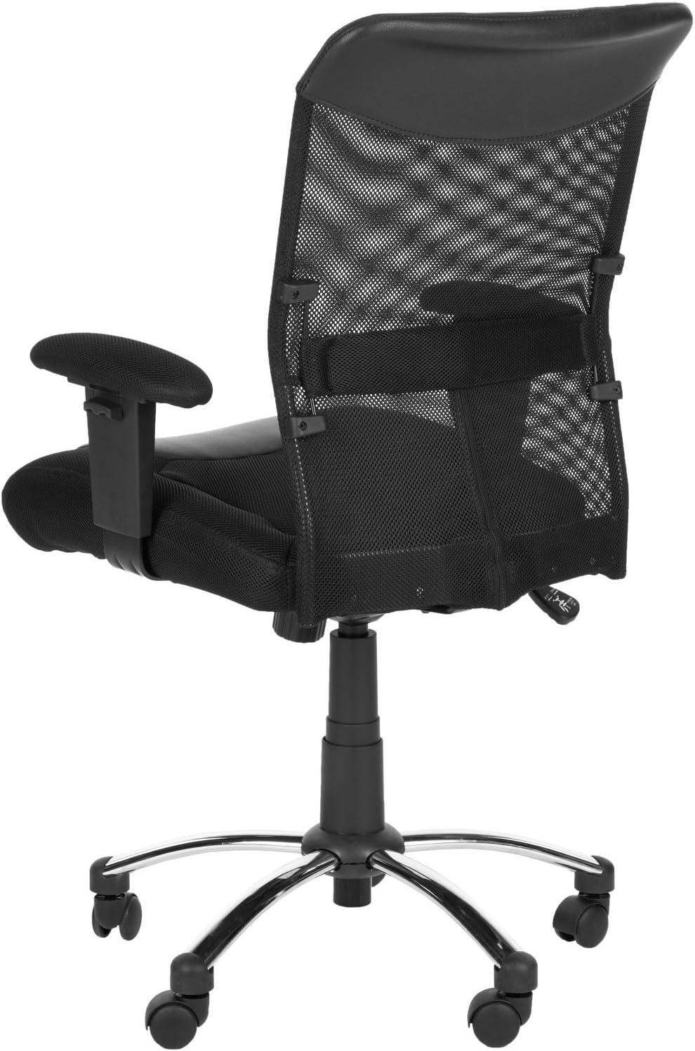 Bernard Desk Chair - Black - Safavieh