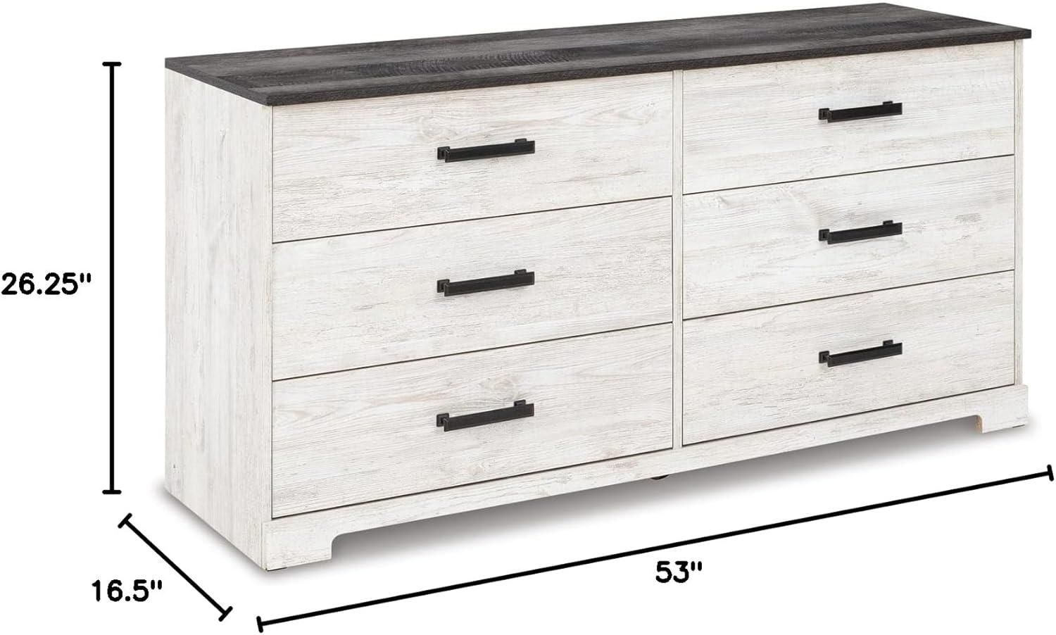 Sand & Stable™ Carnforth 52.72'' W 6 - Drawer Dresser