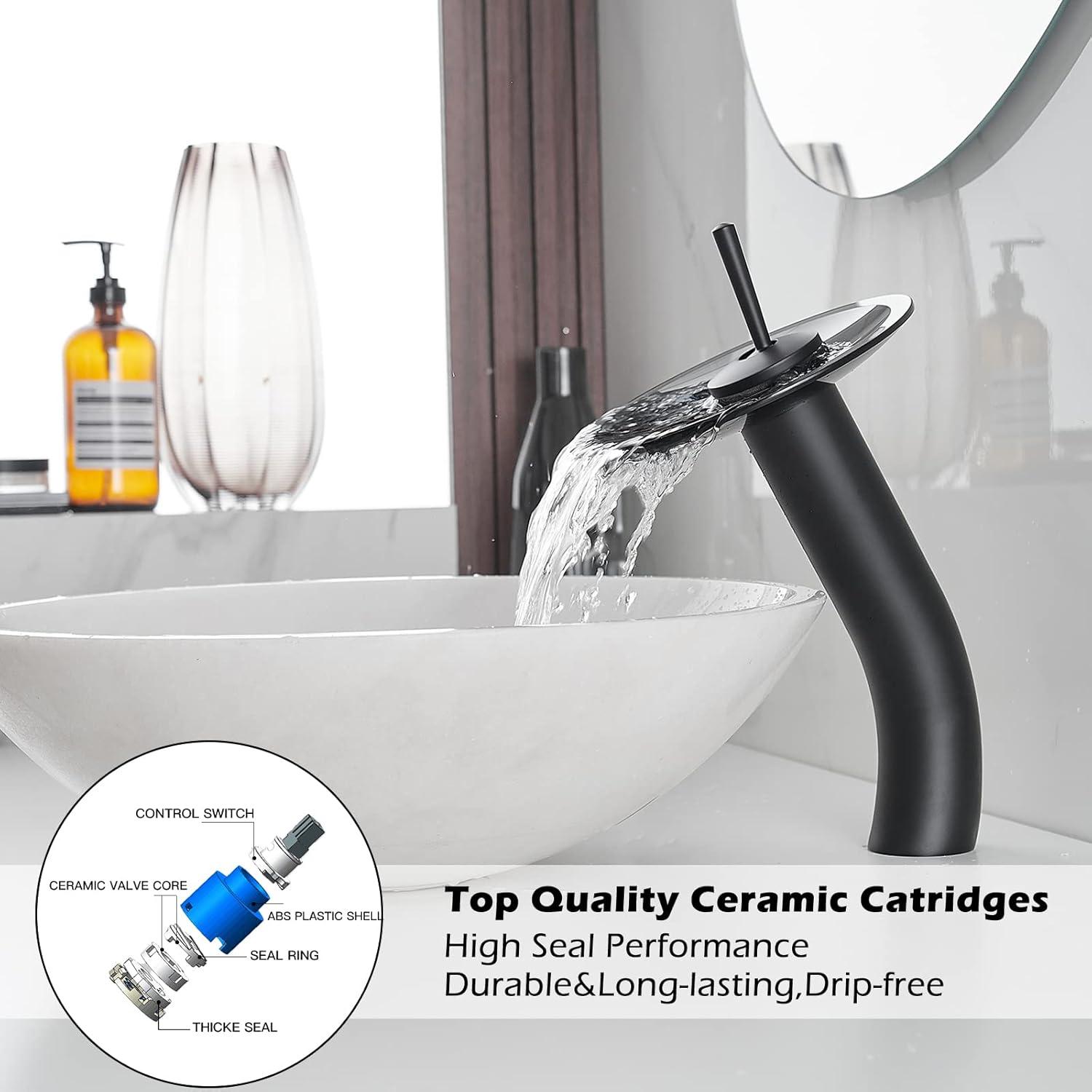 Waterfall Vessel Bathroom Faucet