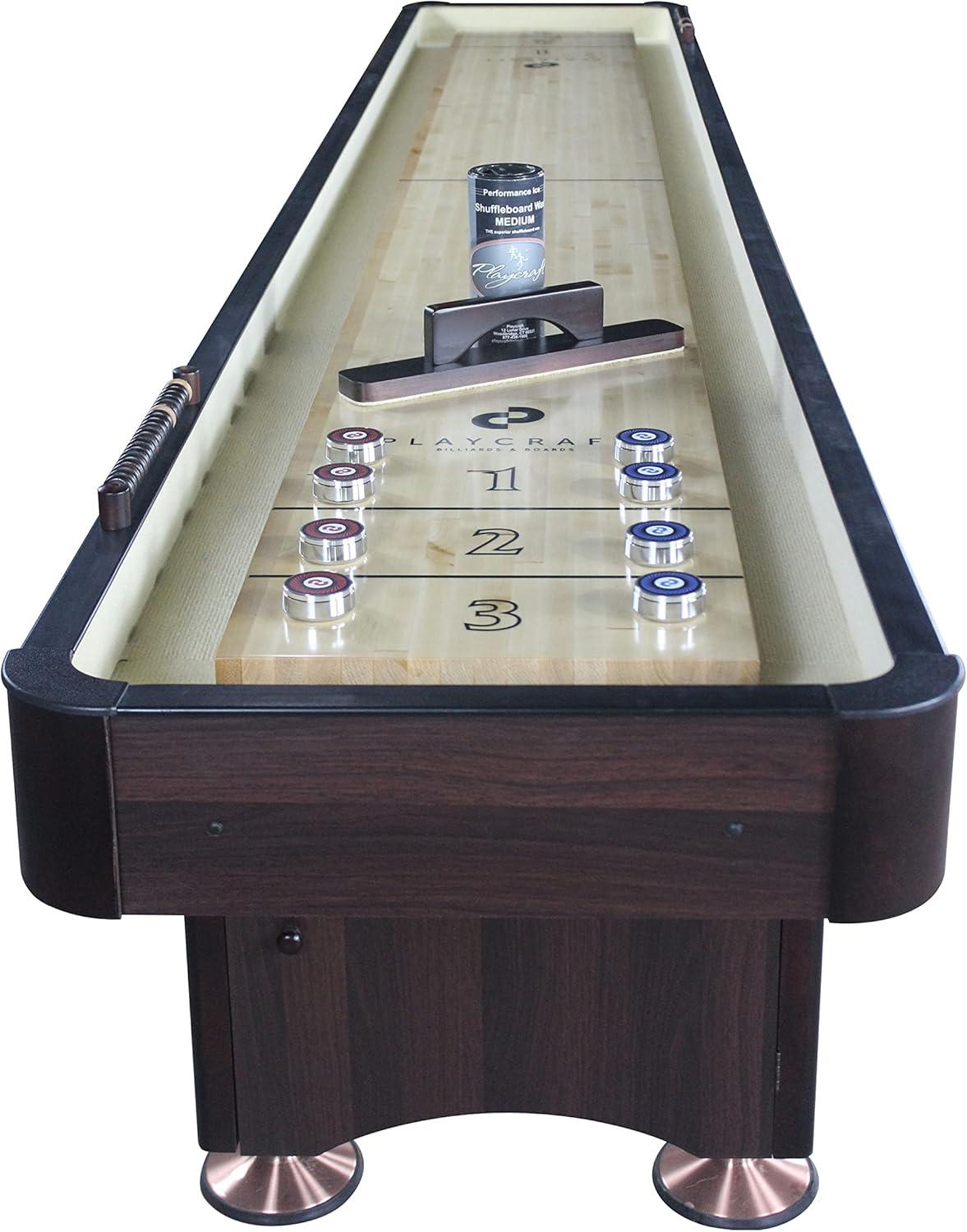 Playcraft Woodbridge Espresso 9 Ft. Shuffleboard Table