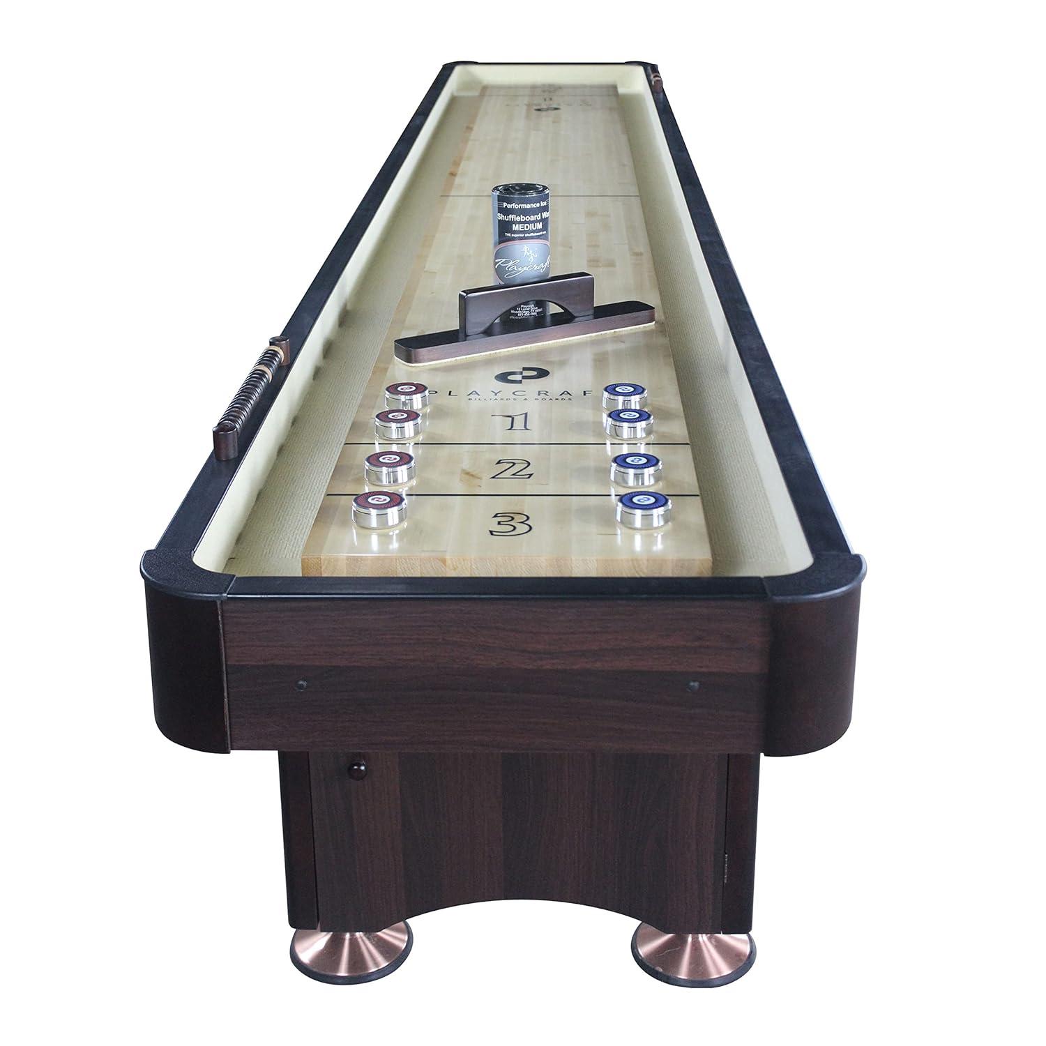 Playcraft Woodbridge Espresso 9 Ft. Shuffleboard Table