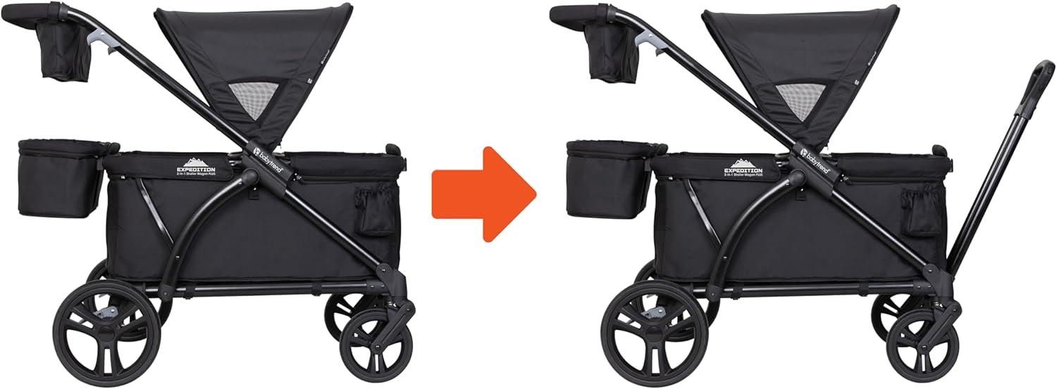 Baby Trend Baby Trend Foldable 4 Wheel Multi-Child Stroller with Storage