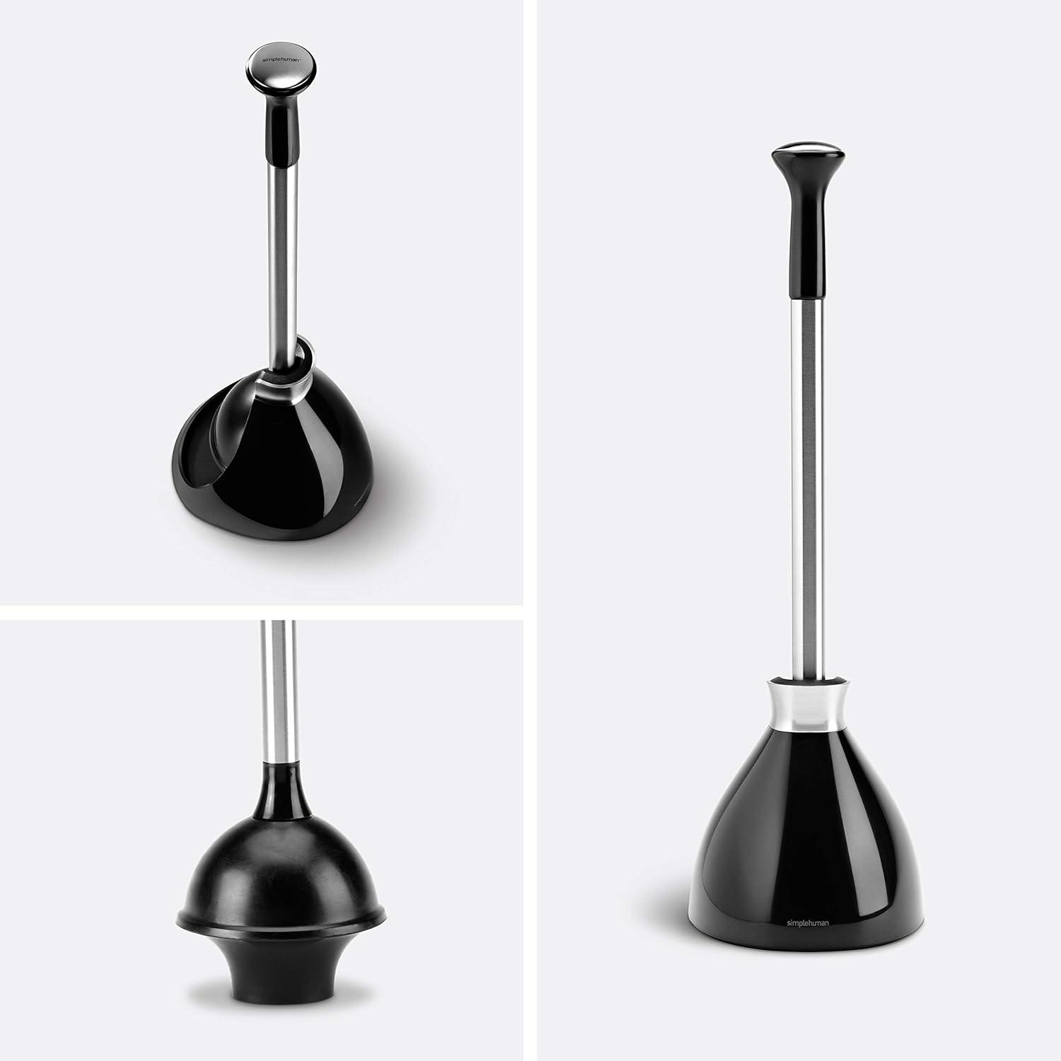 Simplehuman ® Black Toilet Plunger