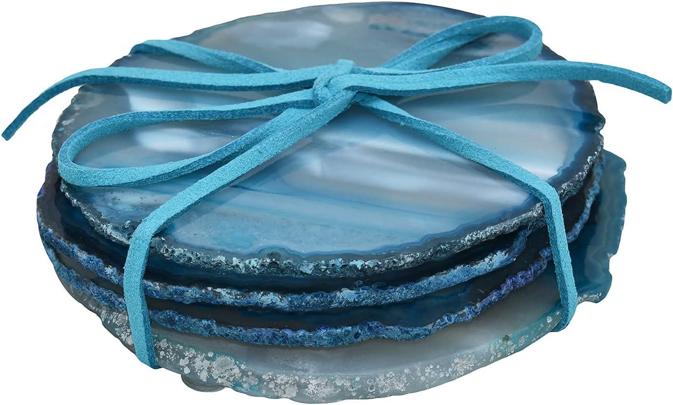 Agate 4 Piece Coaster Set