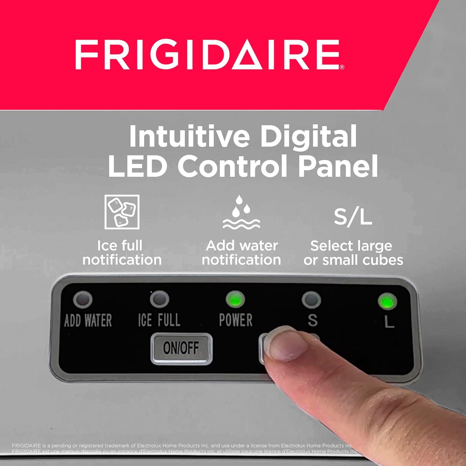 Frigidaire Small Appliances Frigidaire Small Appliances 26 Lb. Daily Production Cube Ice Freestanding Ice Maker