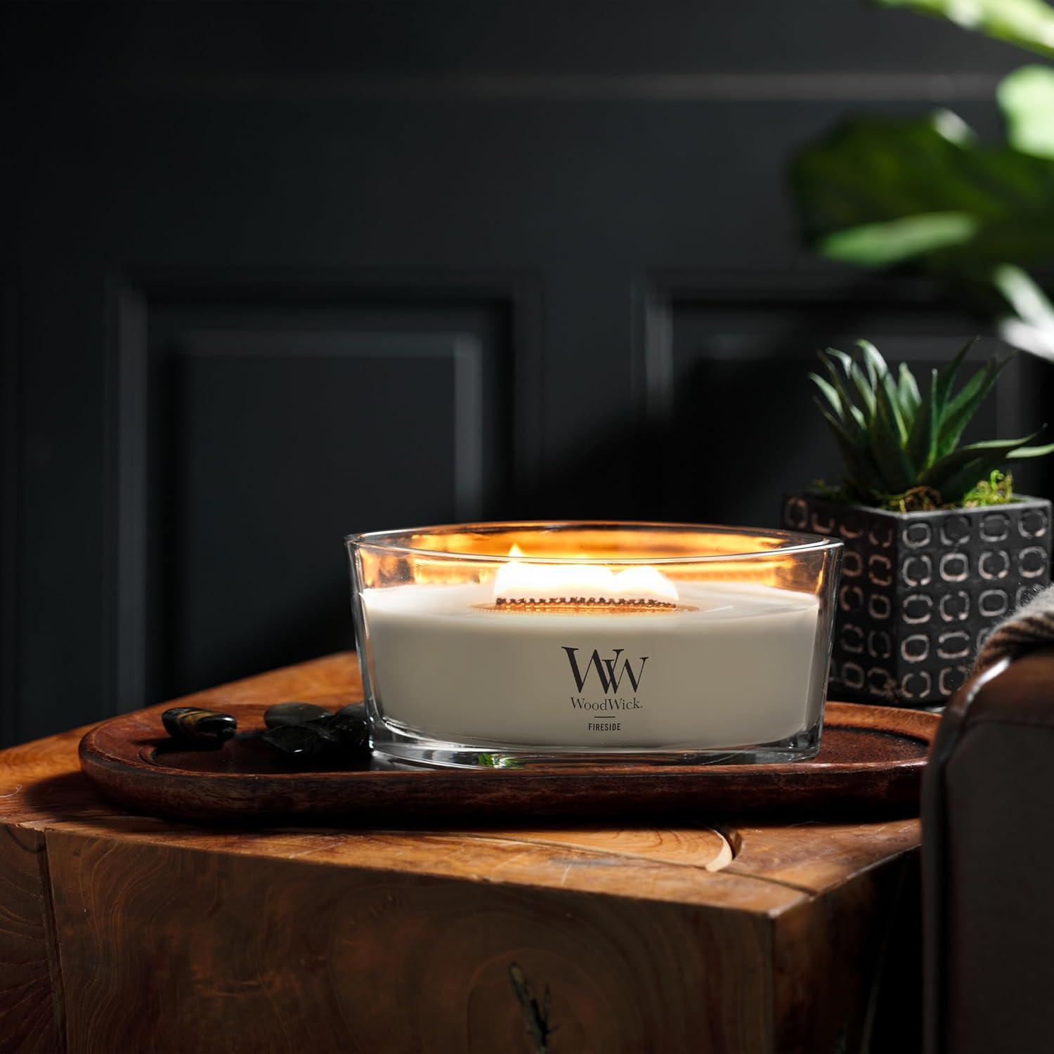 WoodWick Fireside Scented Jar Candle