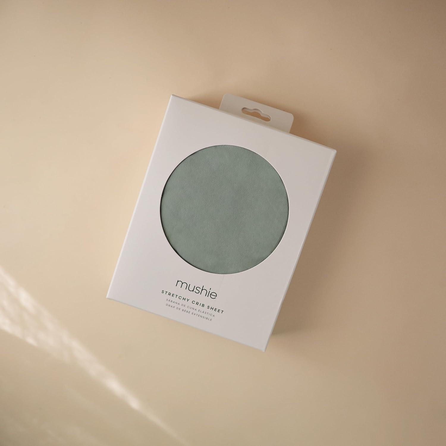 Stretchy Crib Sheet Roman Green One Size