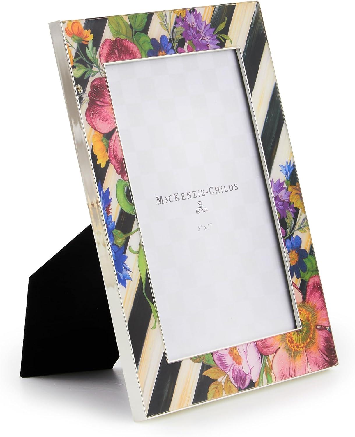 MacKenzie-Childs Sterling Check Plated 5"X7" Frame