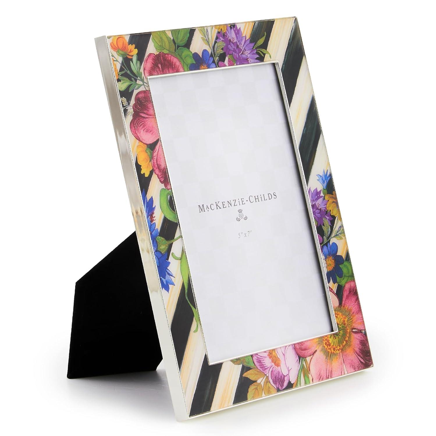 MacKenzie-Childs Sterling Check Plated 5"X7" Frame