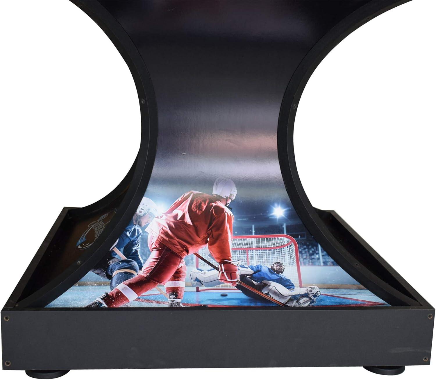 Breakaway 45" Blue Polycarbonate Dome Hockey Table with LED Scoring