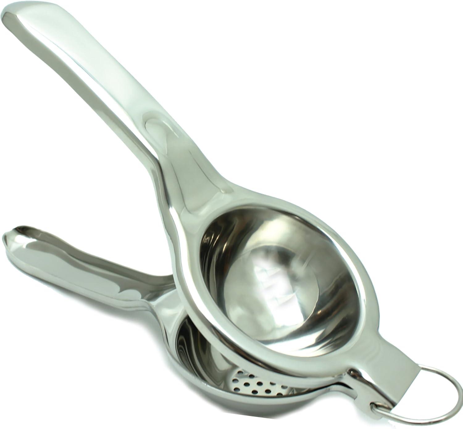 Jumbo Stainless Steel Lemon Lime Citrus Juicer with Mirror Finish