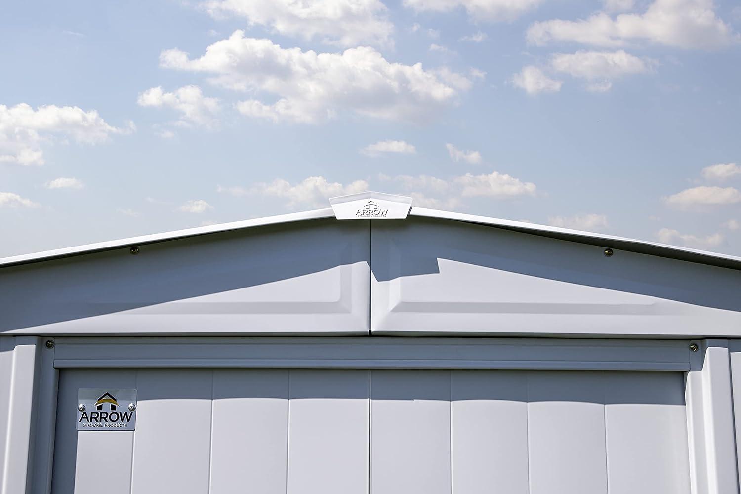 Arrow 6 ft. W x 5 ft. D Galvanized Steel Storage Shed