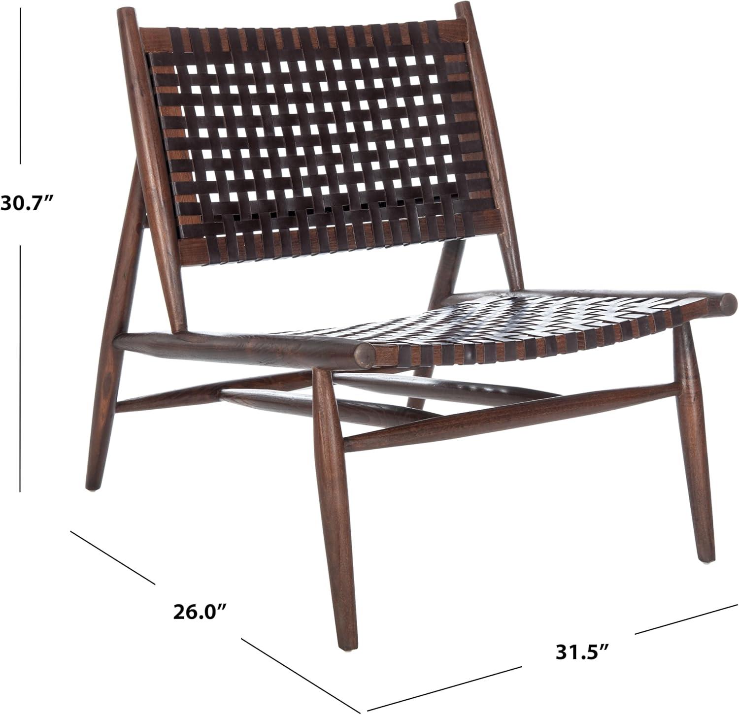 Soleil Accent Chair - ACH1001 - Brown/Brown - Safavieh