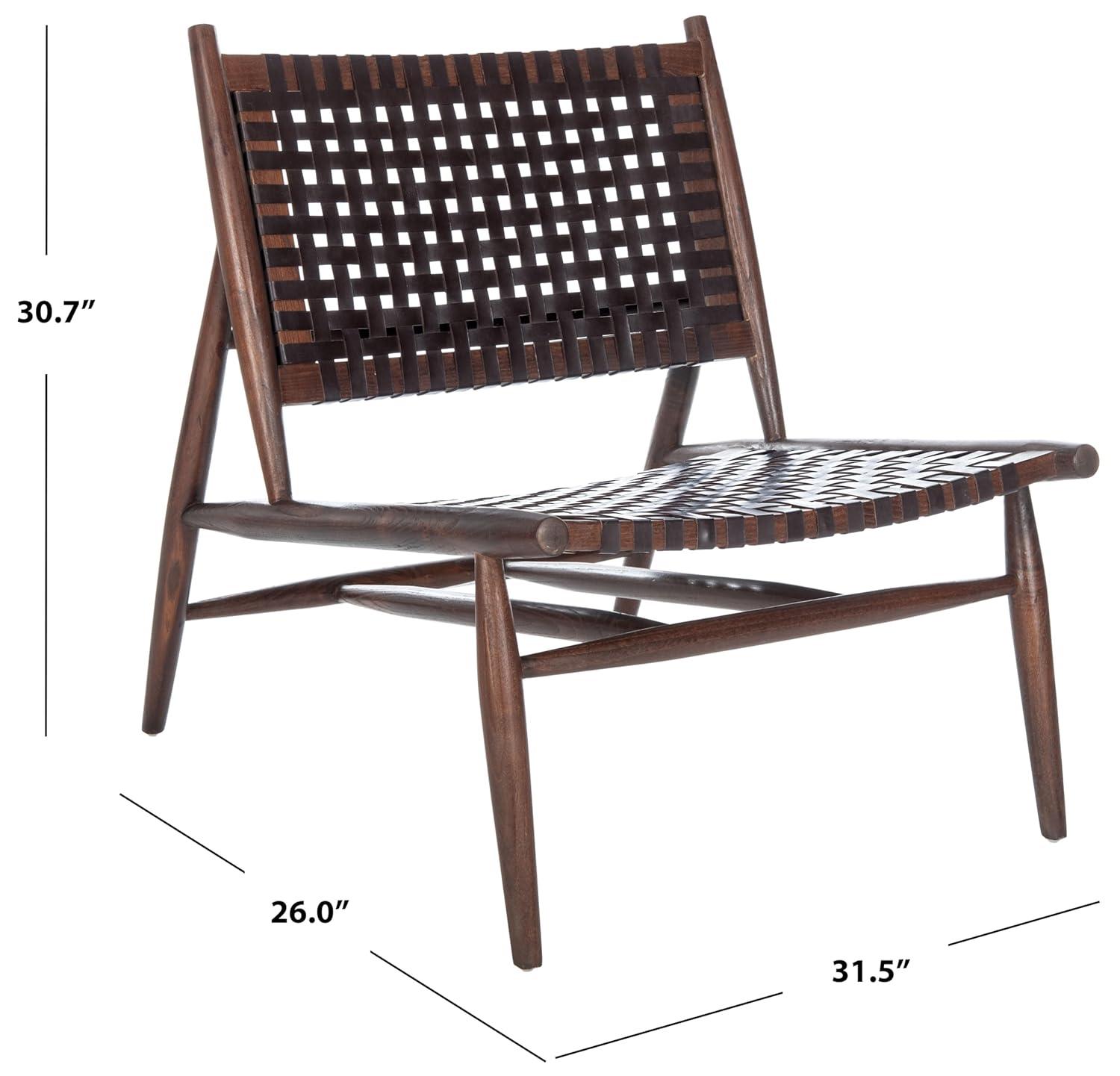 Soleil Accent Chair - ACH1001 - Brown/Brown - Safavieh
