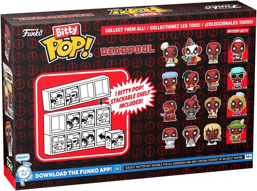 Deadpool Bathtime Funko Bitty Pop! Mini-Figure 4-Pack