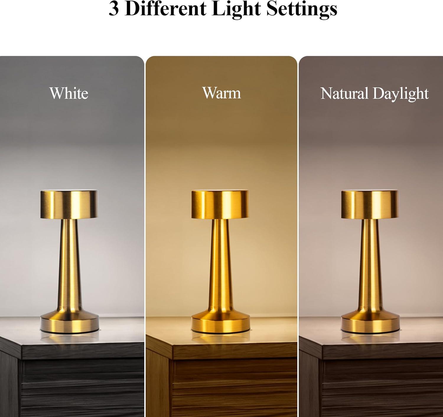 Bell + Howell Bell + Howell Chelsea Table Lamp 2 Pack Led Rechargeable
