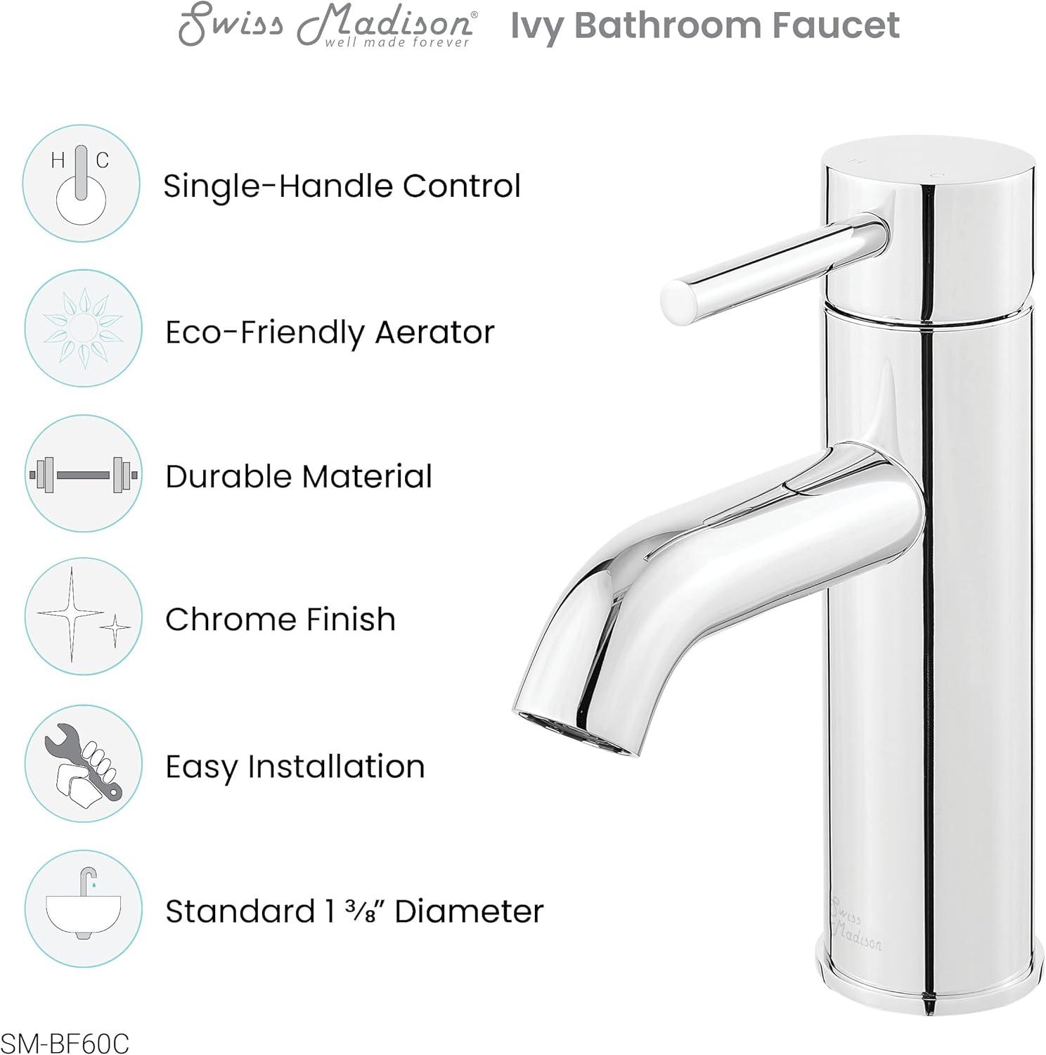 Ivy Single Hole, Single-Handle, Bathroom Faucet