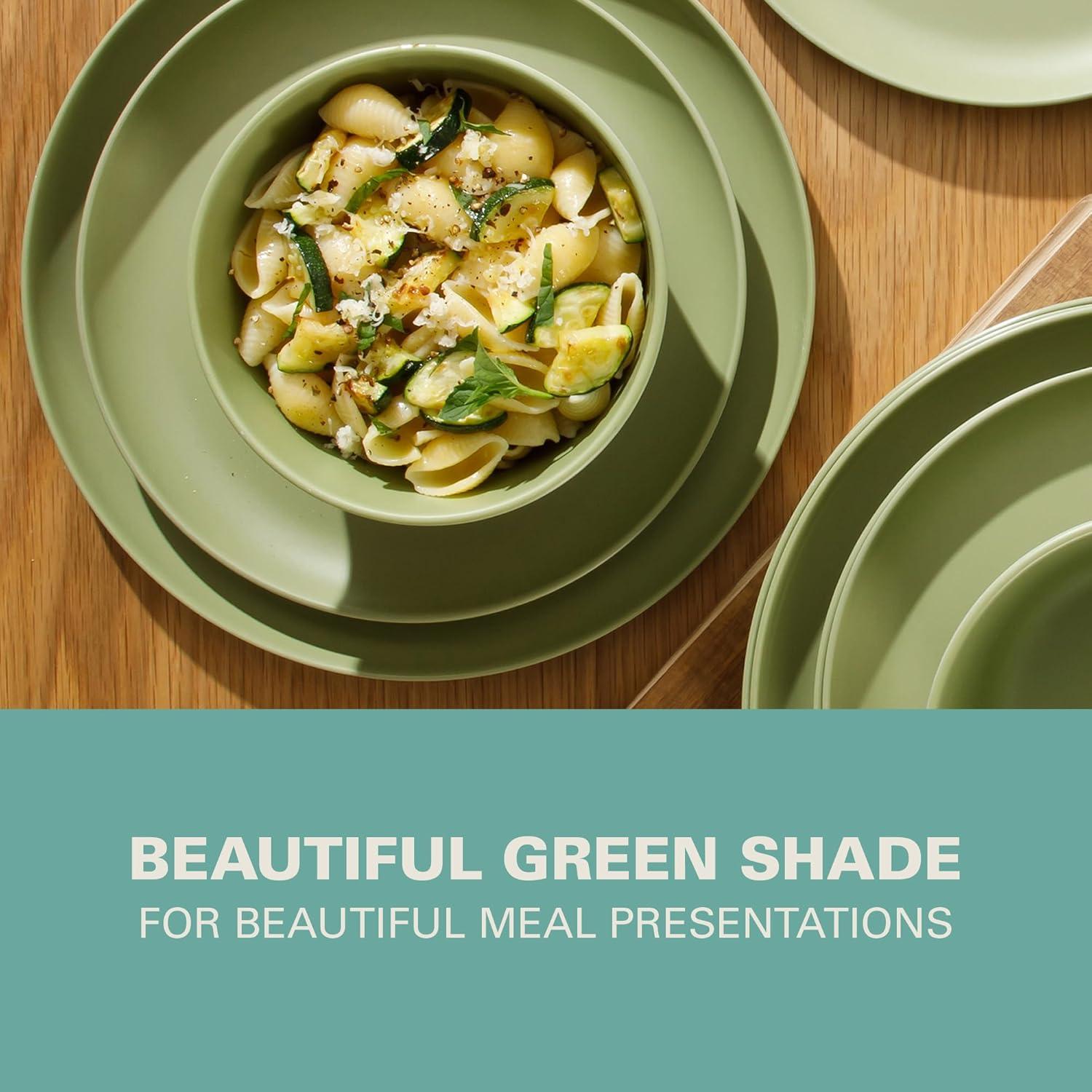 Gibson Home Gibson Home Fairhope 12 Piece Melamine Dinnerware Set