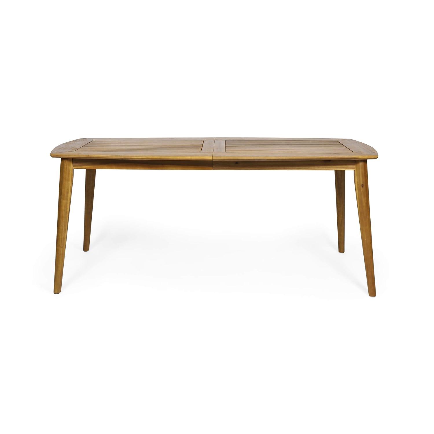 Christopher Knight Home Gwendolyn Outdoor Rustic Acacia Wood Dining Table, Teak