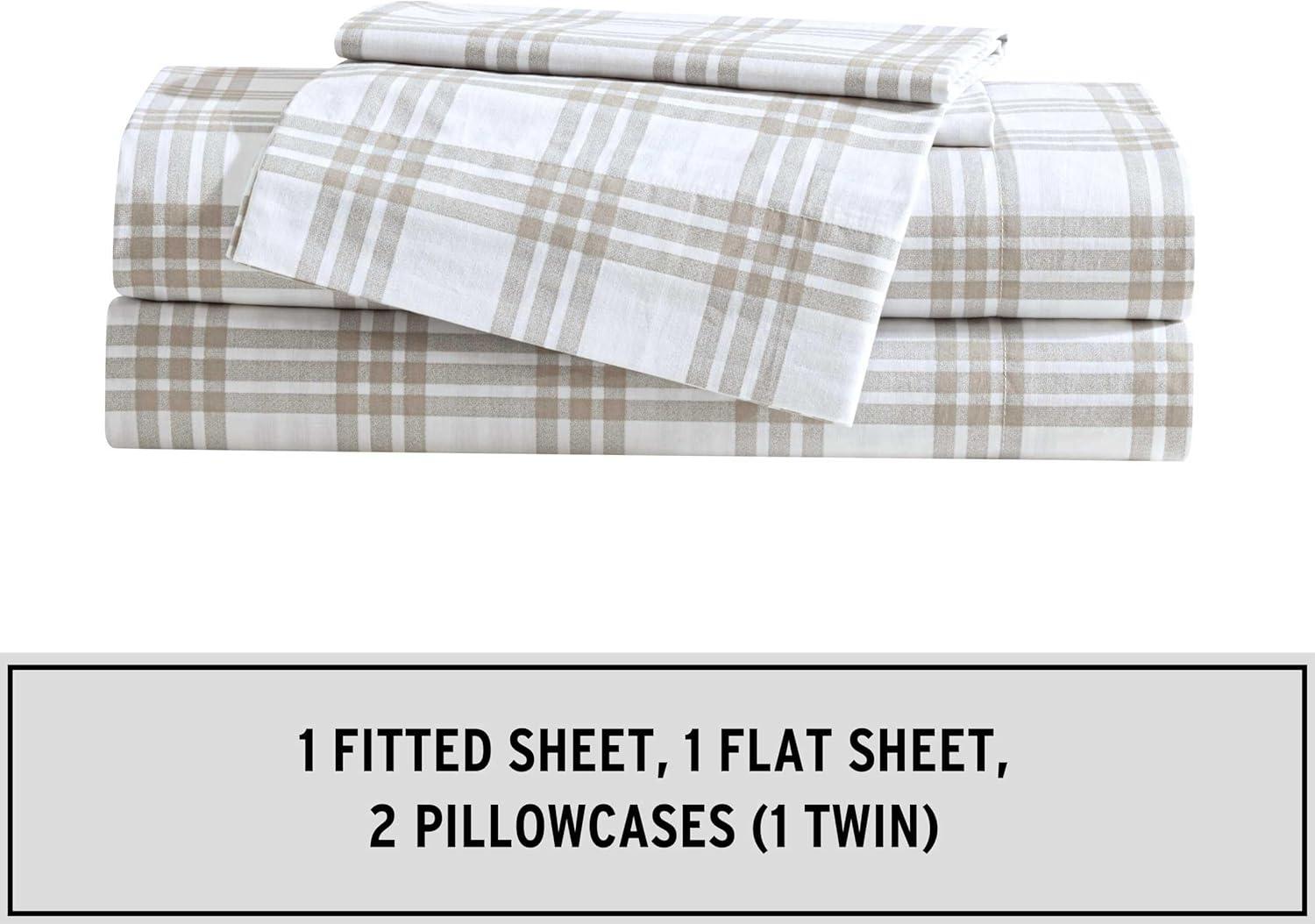 Eddie Bauer 100% Cotton Percale Sheet Set