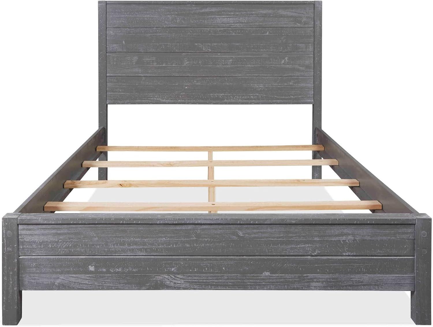 Montauk Solid Wood Panel Bed