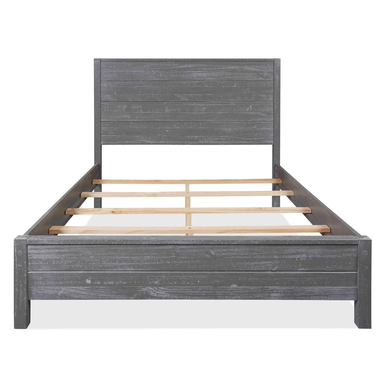 Montauk Solid Wood Panel Bed