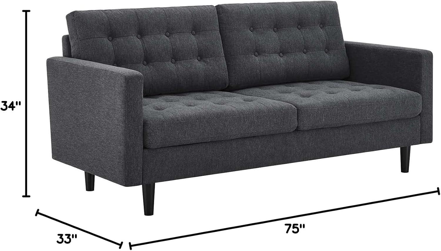 75'' Velvet Sofa