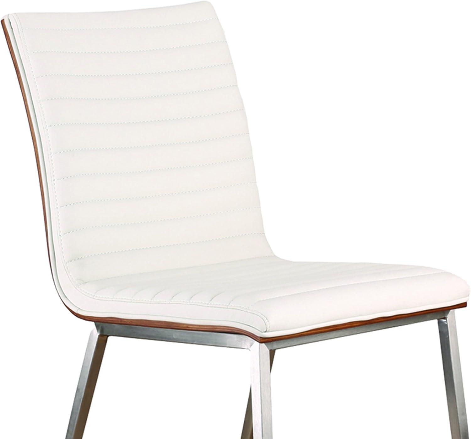 Glenwhirry Upholstered Side Chair in Stainless Steel