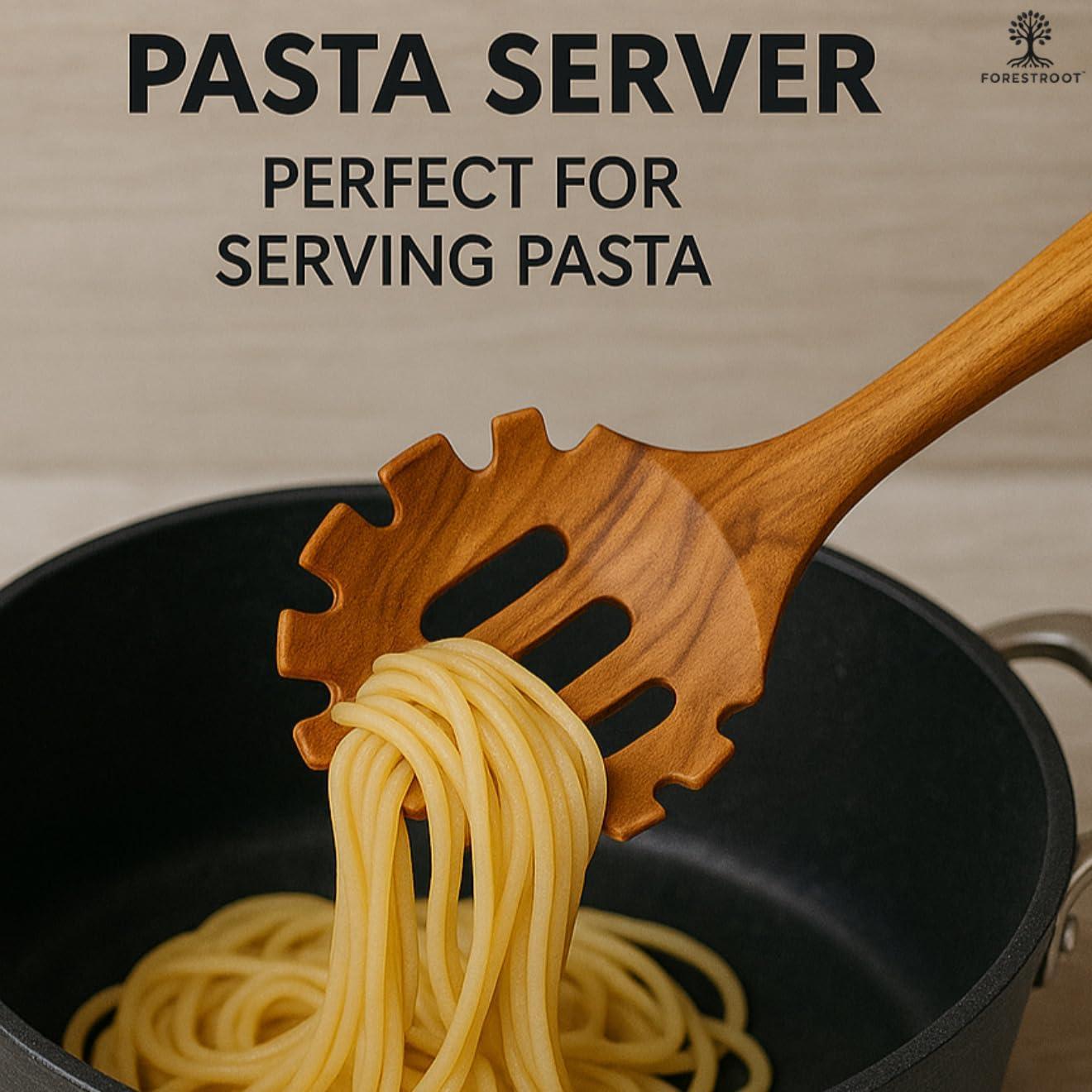 Zulay 9-Piece Teak Wooden Utensils For Cooking, Smooth Finish Kitchen Utensils Set with Gift Box